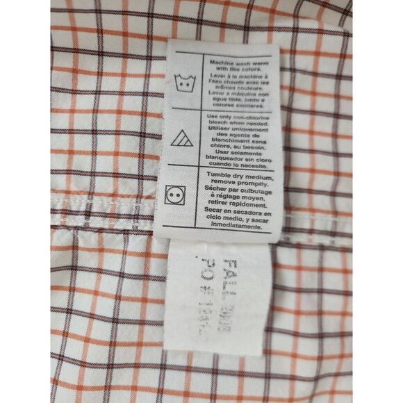 Carhartt Men's Gingham Plaid Button Down Collar Long Sleeve Shirt Size Large - Picture 7 of 11